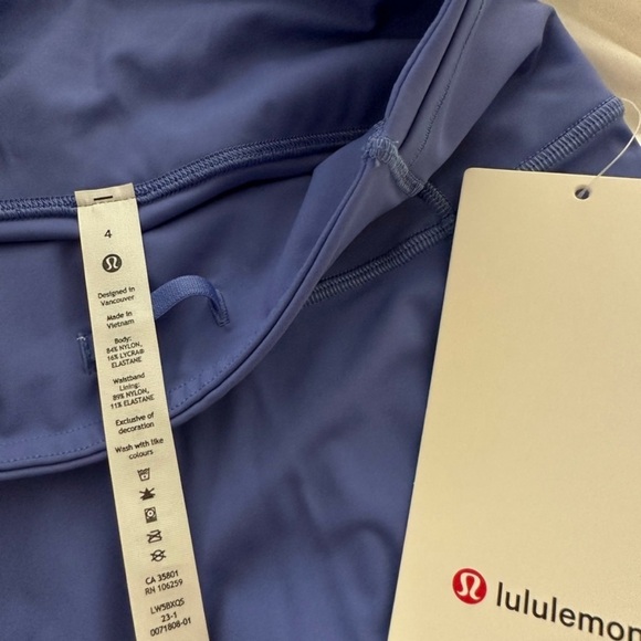 NWT Lululemon Fast and Free High Rise Tight 25” - Picture 4 of 4